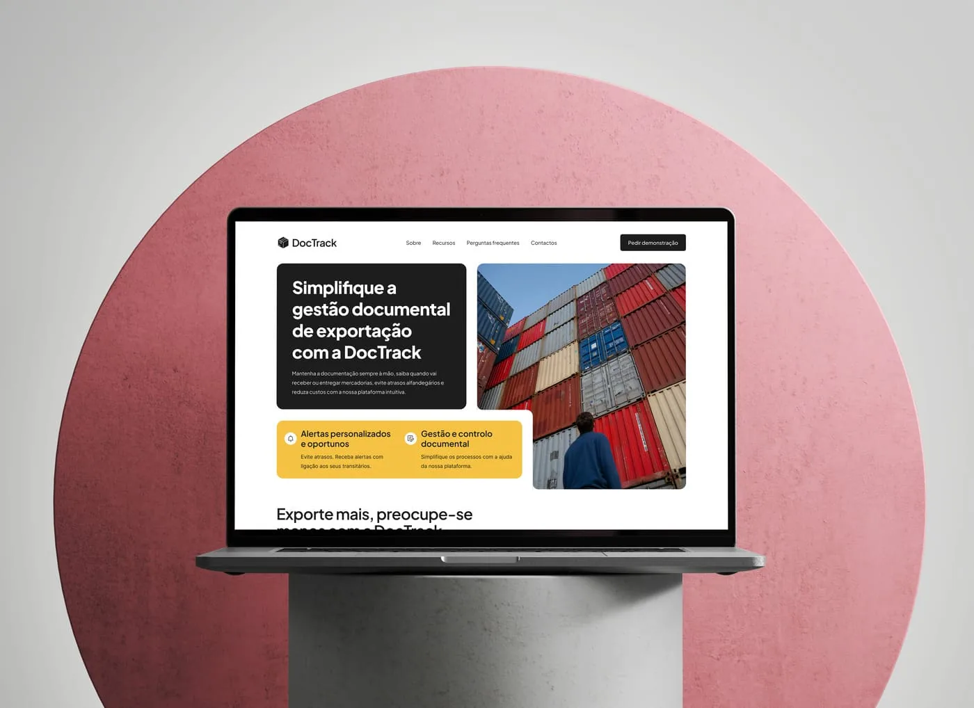 Doctrack — landing page