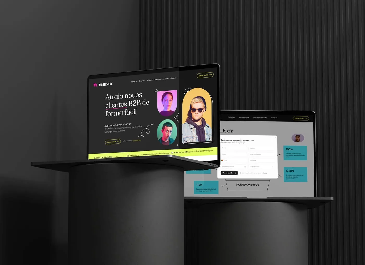 Riselyst — landing page B2B